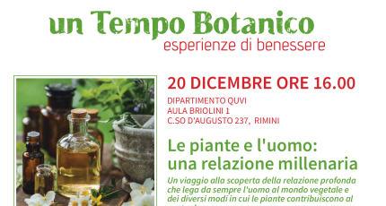 Evento sulle piante e il benessere, 20 dicembre a Rimini.