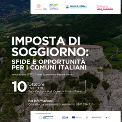 CONVEGNO TTG 2024 | L’IMPOSTA DI SOGGIORNO: SFIDE E OPPORTUNITA’ PER I COMUNI ITALIANI